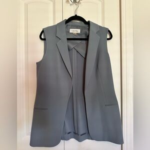 Calvin Klein blazer vest NWOT size 8